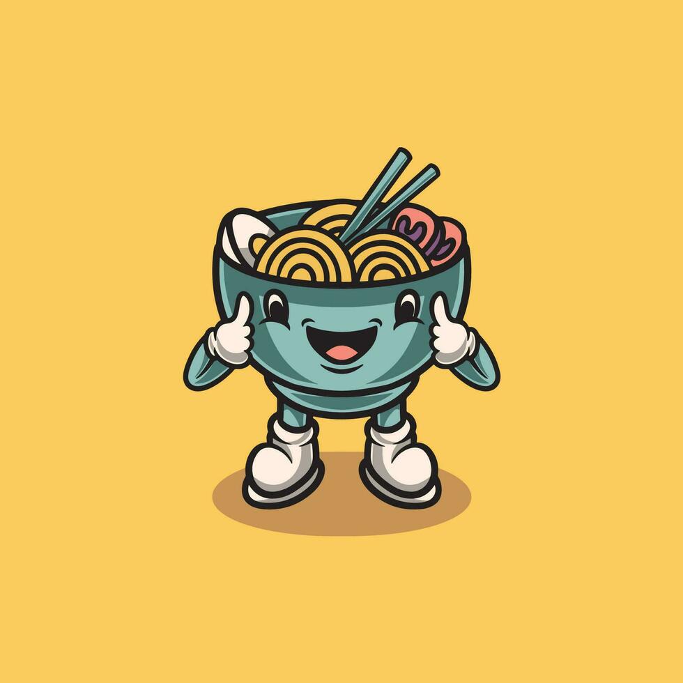 süß Ramen Symbol Karikatur Illustration vektor