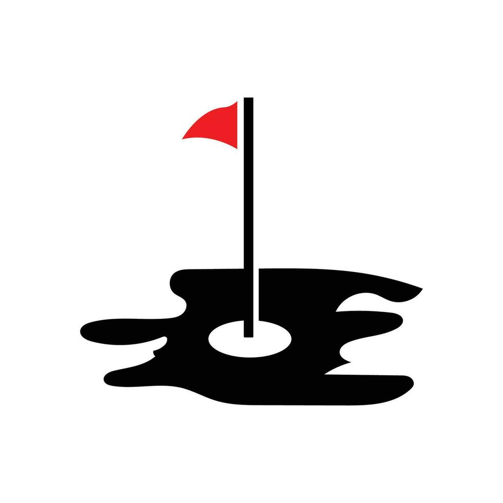 golf logotyp design, design vektor golf boll och golf klubb turnering, illustration mall