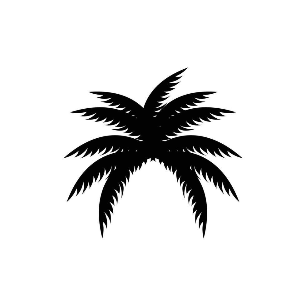 Kokosnuss Baum Logo Design, Strand Pflanze Vektor, Palme Baum Sommer, Illustration Vorlage vektor