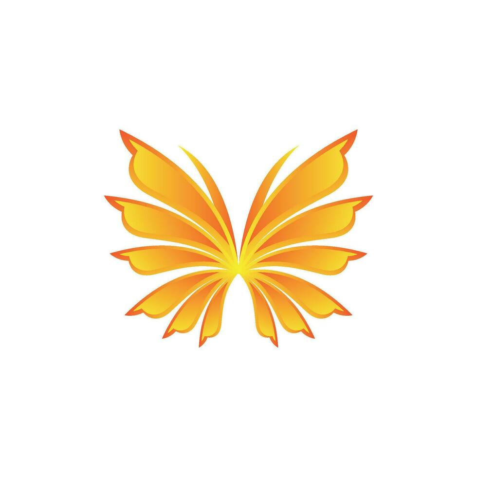 fjäril logotyp, djur- design med skön vingar, dekorativ djur, produkt märken vektor