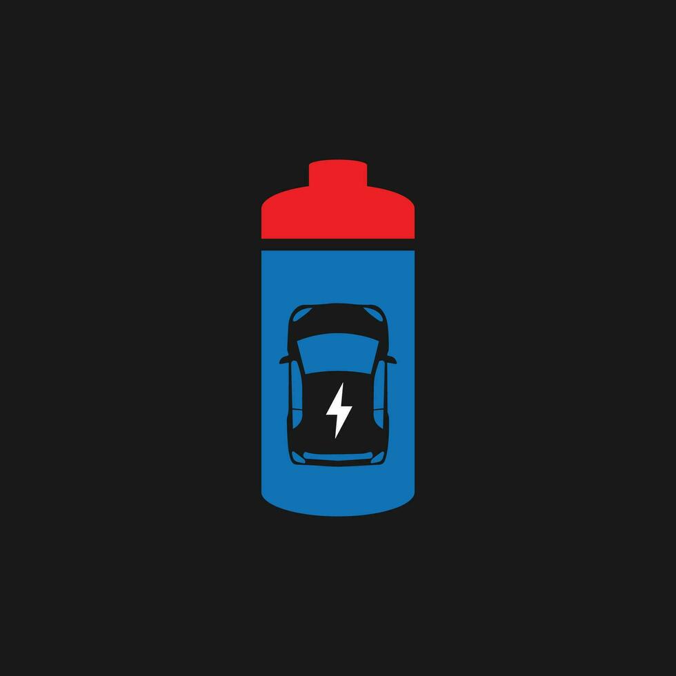 elektrisk bil logotyp vektor