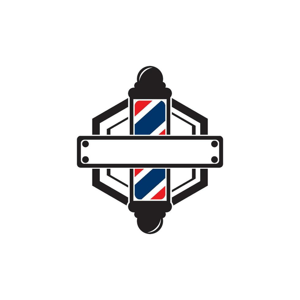 Barbier Logo Symbol, Abbildung Design Vorlage Vektor. vektor