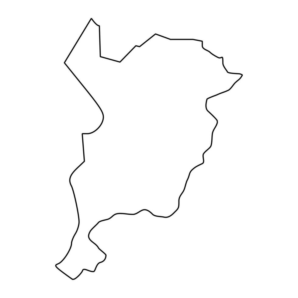 san marcos Abteilung Karte, administrative Aufteilung von das Land von Guatemala. Vektor Illustration.