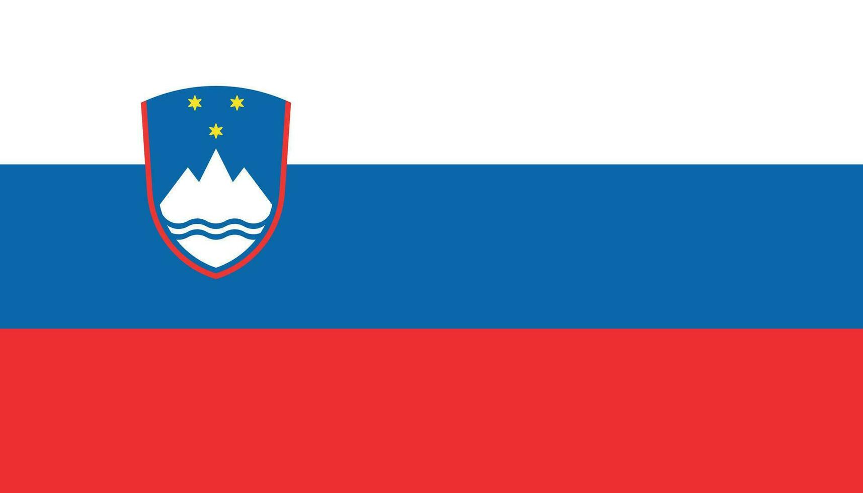 Slowenien Flagge Symbol im eben Stil. National Zeichen Vektor Illustration. politisch Geschäft Konzept.