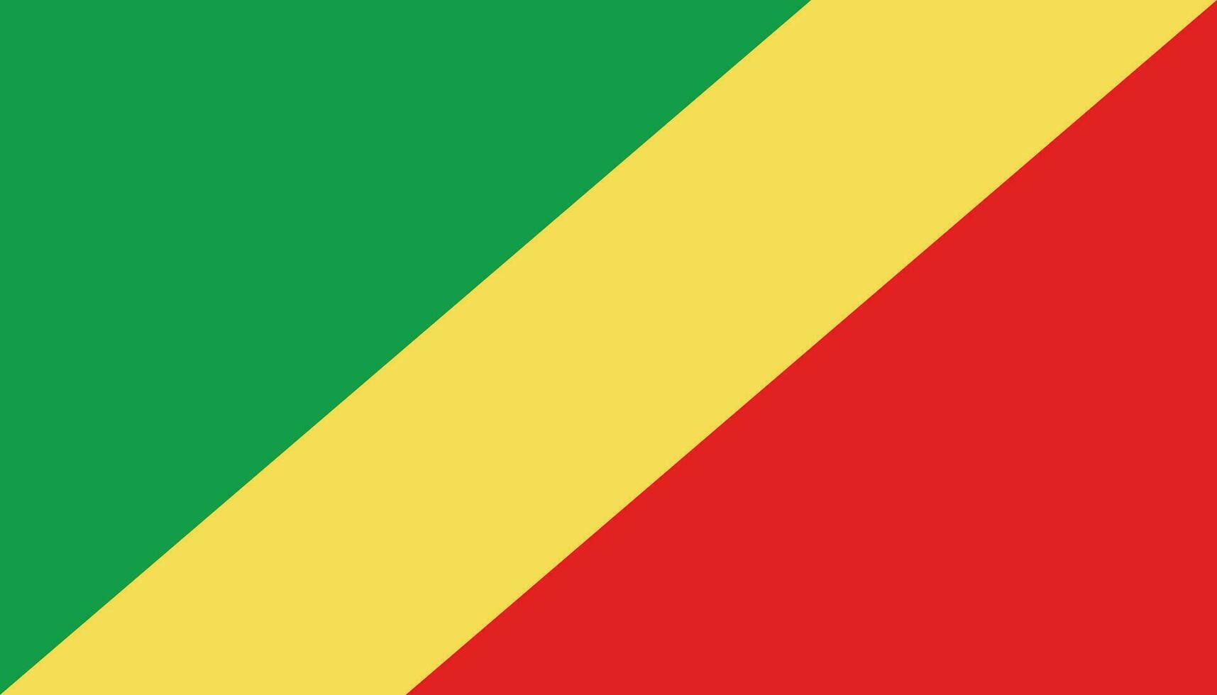 republik av de kongo flagga ikon i platt stil. nationell tecken vektor illustration. klok företag begrepp.