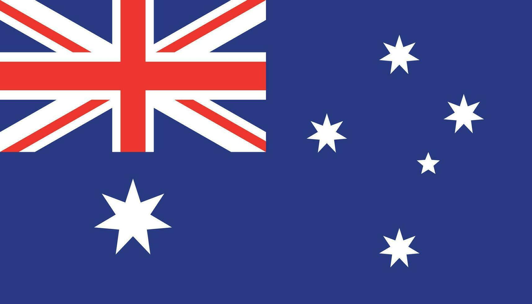 Australien flagga ikon i platt stil. nationell tecken vektor illustration. klok företag begrepp.
