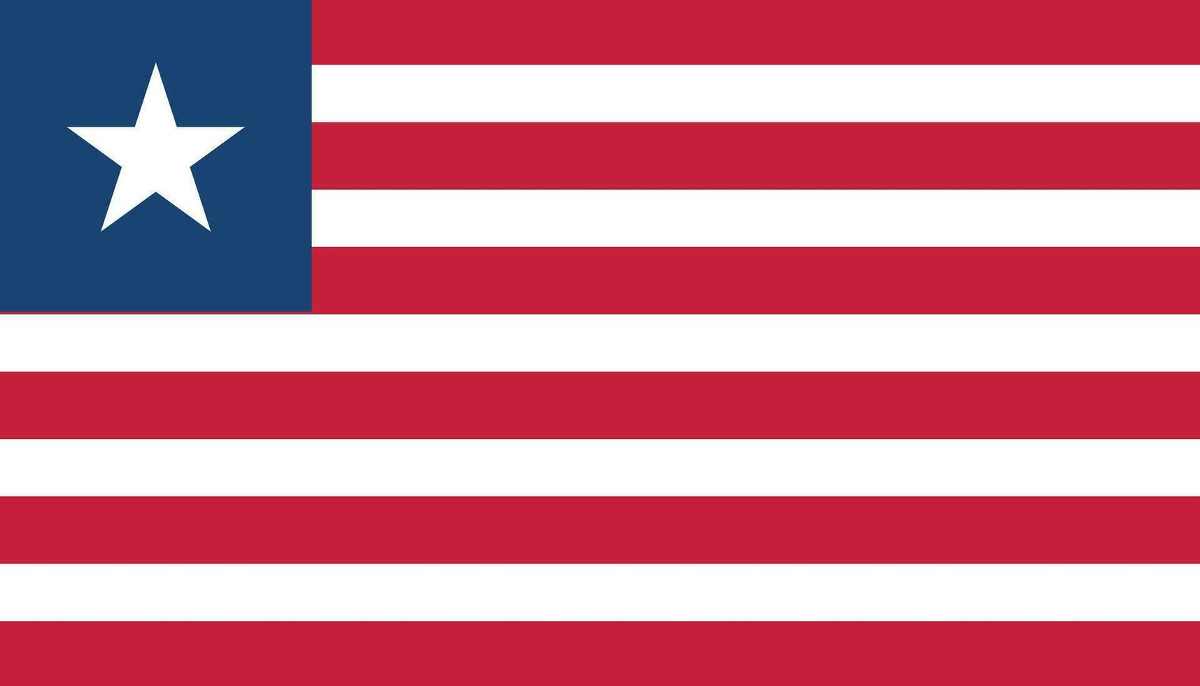 Liberia Flagge Symbol im eben Stil. National Zeichen Vektor Illustration. politisch Geschäft Konzept.