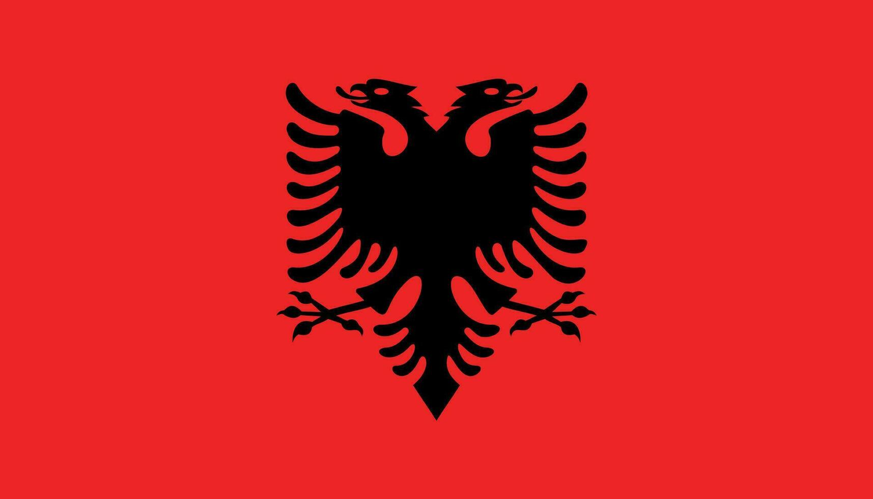 albania flagga ikon i platt stil. nationell tecken vektor illustration. klok företag begrepp.