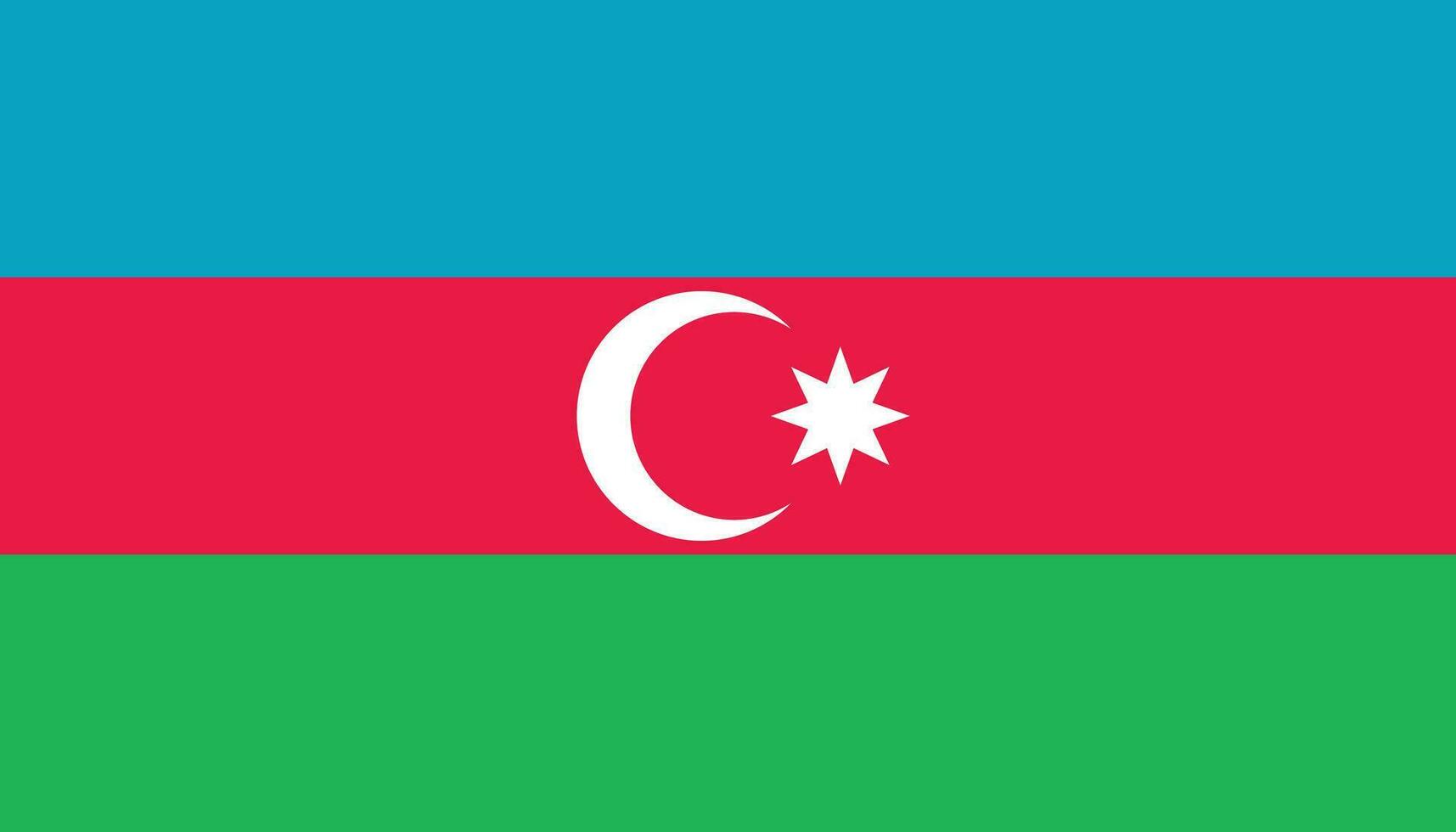 azerbaijan flagga ikon i platt stil. nationell tecken vektor illustration. klok företag begrepp.