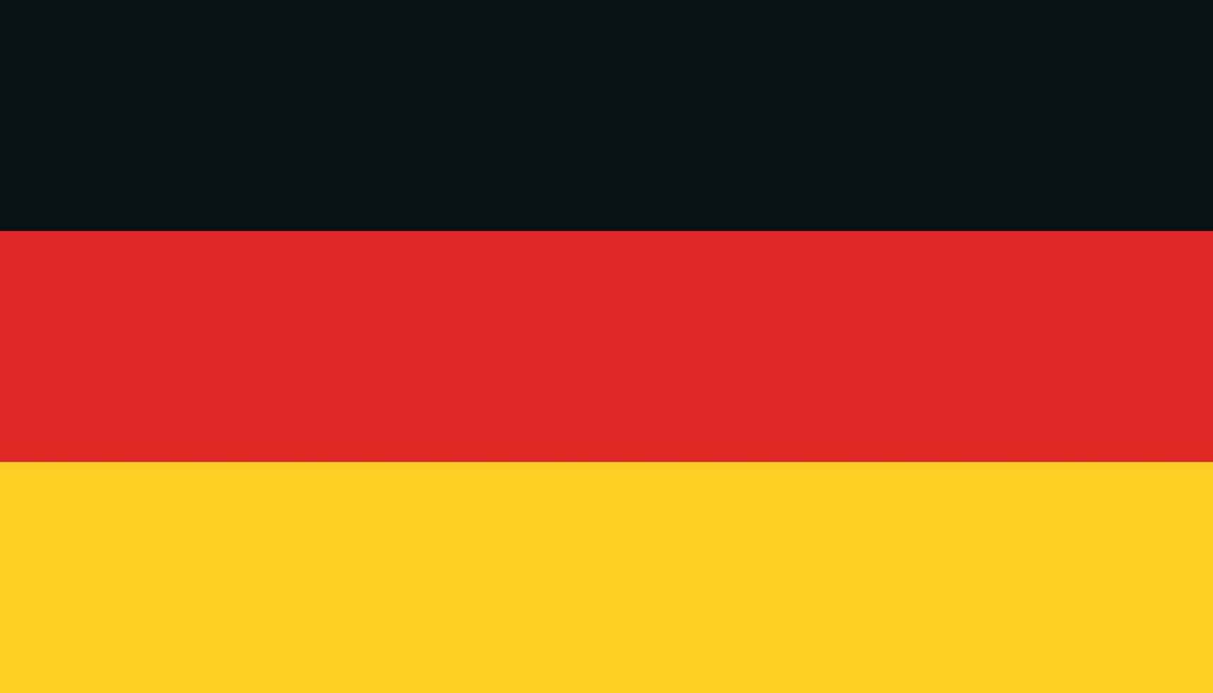 Deutschland Flagge Symbol im eben Stil. National Zeichen Vektor Illustration. politisch Geschäft Konzept.