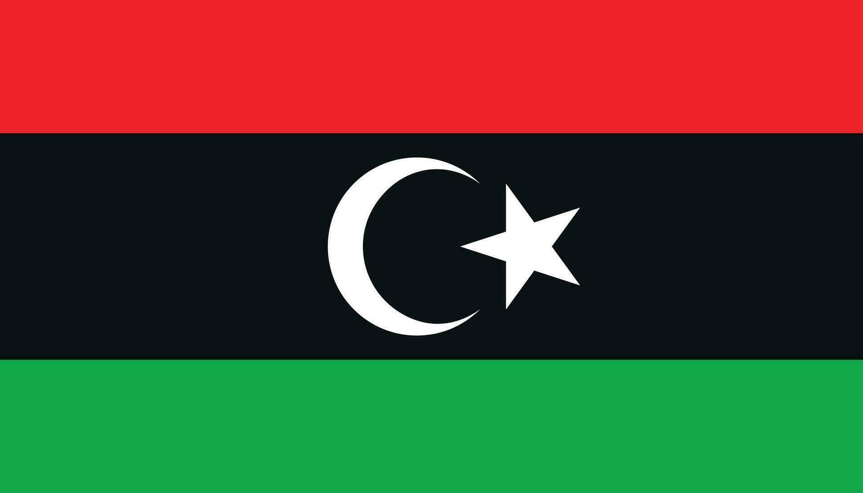 libyen flagga ikon i platt stil. nationell tecken vektor illustration. klok företag begrepp.