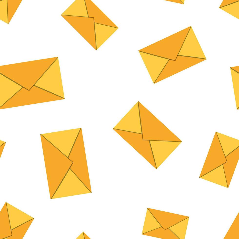 post kuvert ikon sömlös mönster bakgrund. e-post meddelande vektor illustration. brevlåda e-post symbol mönster.