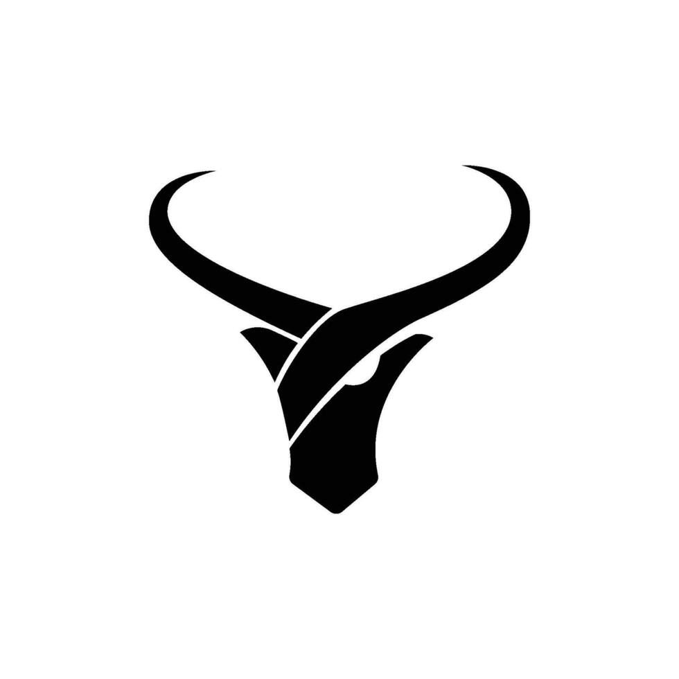 taurus logotyp mall vektor ikon illustration