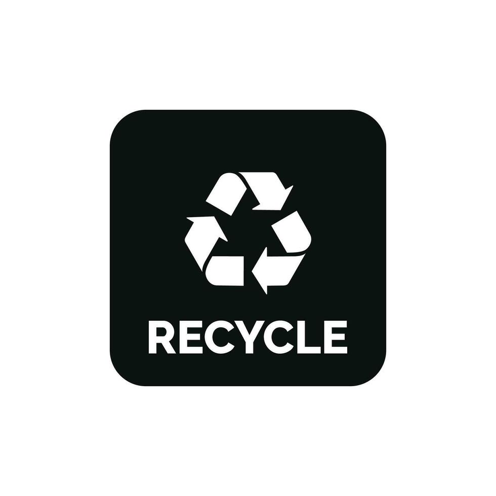 recyceln Verpackung Kennzeichen Symbol Symbol Vektor