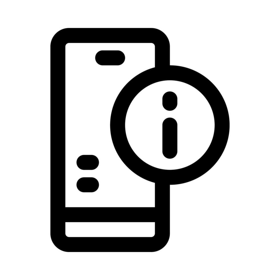 smartphone ikon för din hemsida, mobil, presentation, och logotyp design. vektor