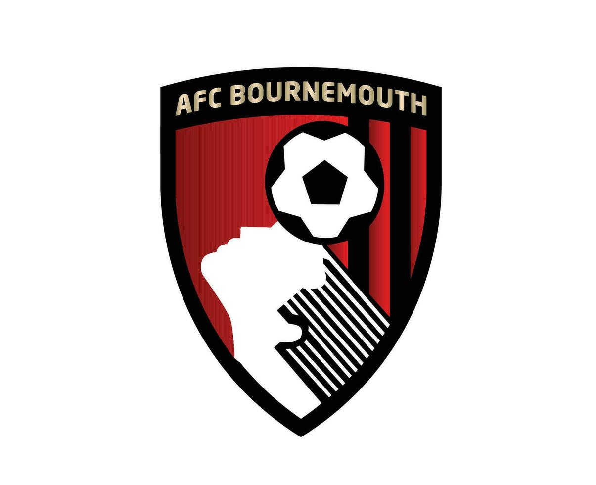 Bournemouth Verein Logo Symbol Premier Liga Fußball abstrakt Design Vektor Illustration