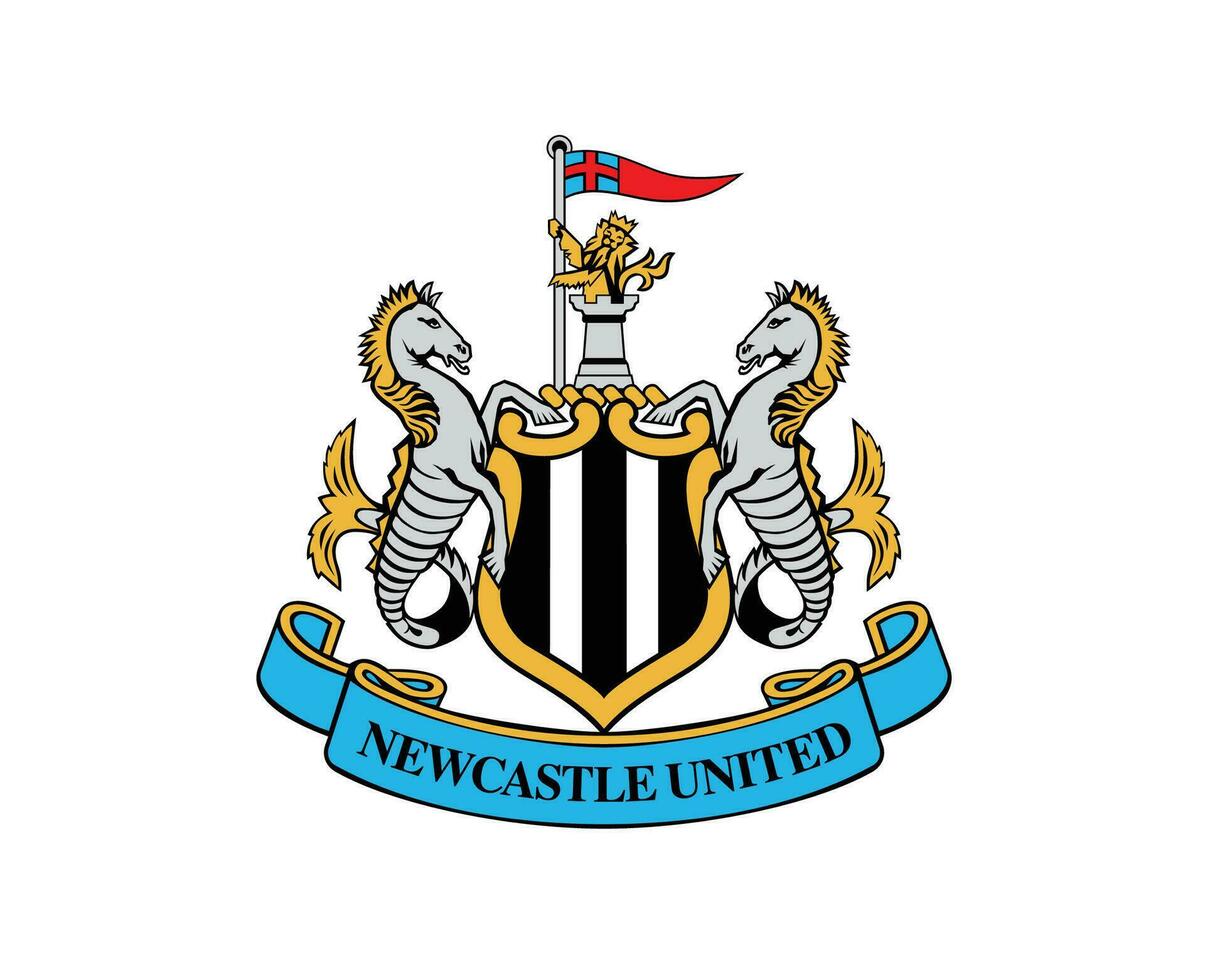 Newcastle vereinigt Verein Logo Symbol Premier Liga Fußball abstrakt Design Vektor Illustration