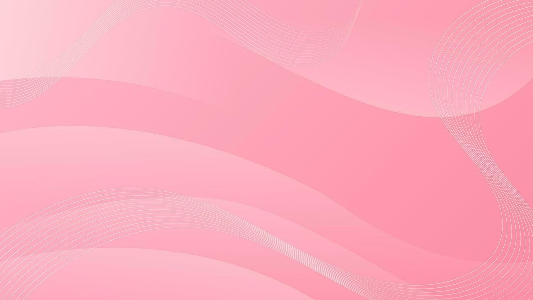 abstrakt Gradient Rosa Flüssigkeit Welle Hintergrund vektor