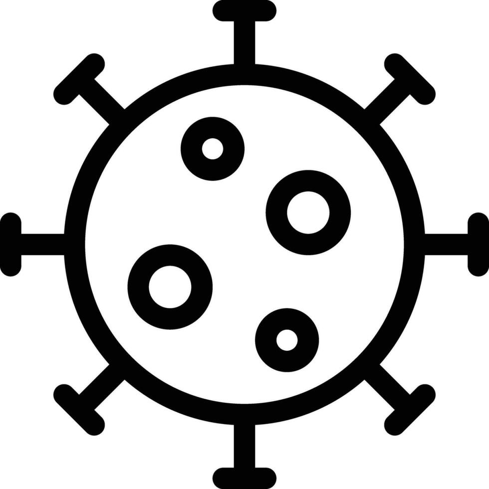 coronavirus linje ikon för ladda ner vektor