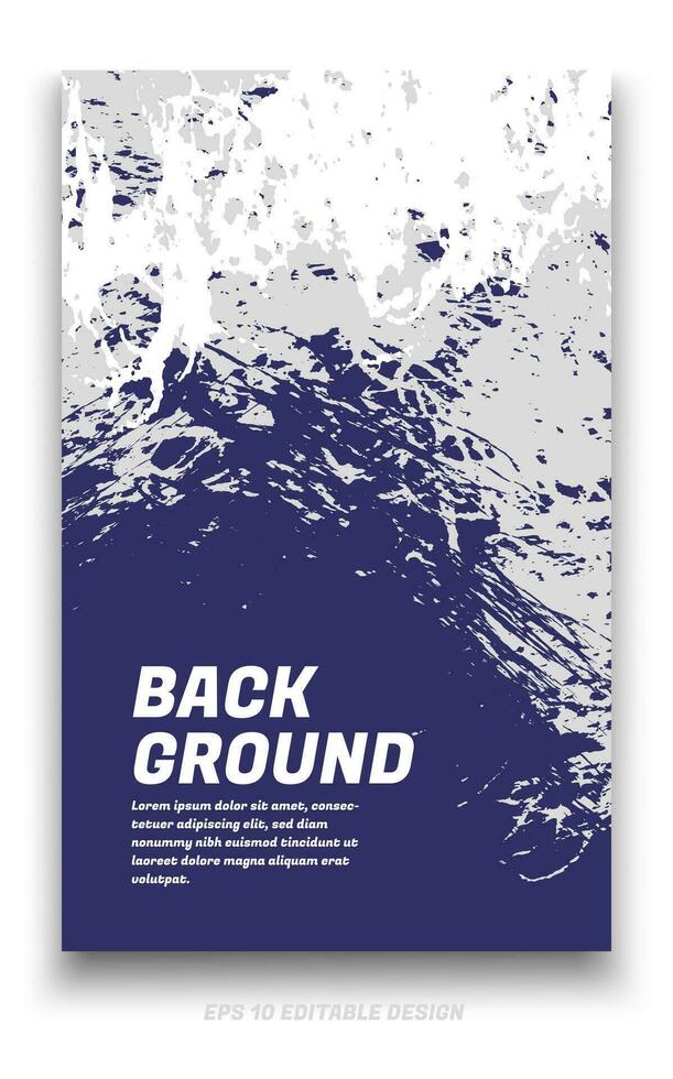 abstrakt Grunge Hintergrund Startseite Design mit Bürste Schlaganfälle Konzept. Design Element zum Poster, Zeitschriften, Buch Abdeckungen, Broschüre Vorlage, Flyer, Präsentation. vektor