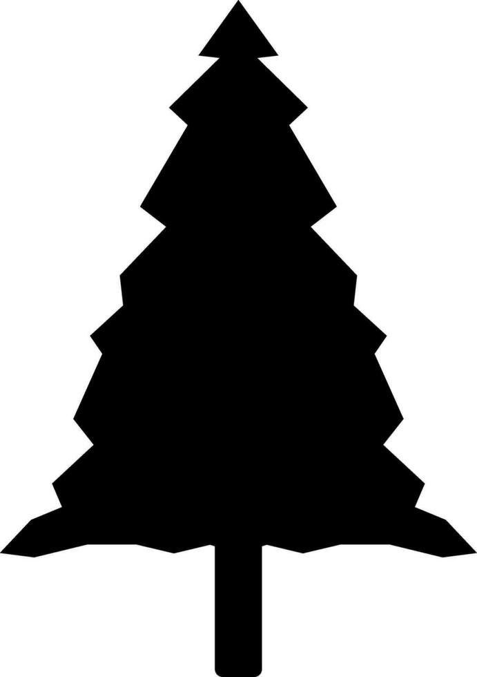 träd ikon vektor illustration. träd silhuett för ikon, symbol eller tecken. enda träd symbol för design handla om växt, skog, natur, miljö och ekologi. enkel enda ikon av växt