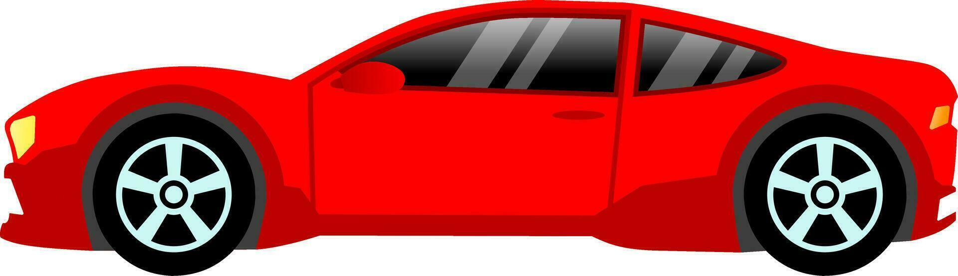 Sport Auto Vektor Illustration. Rennen Auto zum Symbol, Symbol und unterzeichnen. schnell Sport Auto zum Design Über Fahrzeug, Transport, Automobil und Automobil