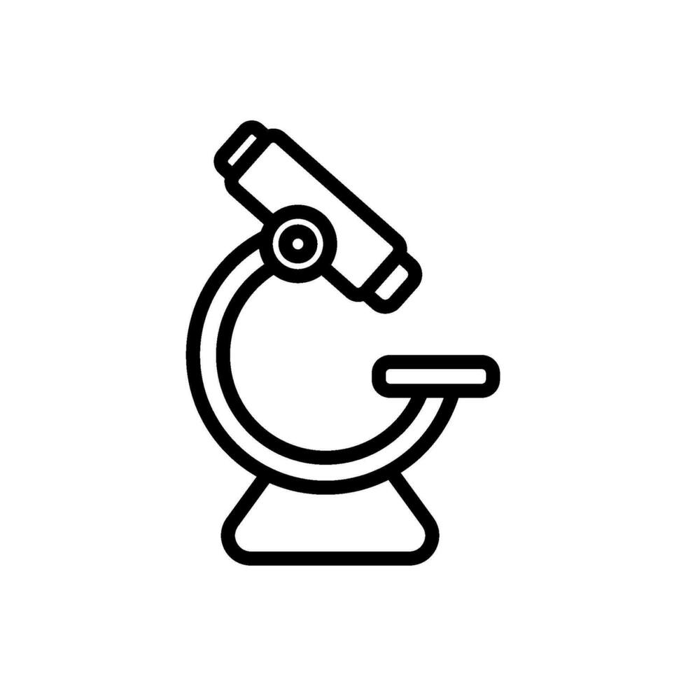 mikroskop ikon tecken symbol vektor