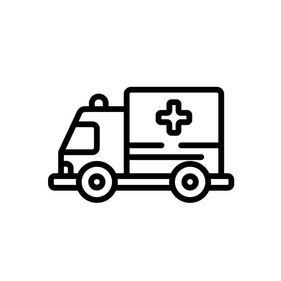ambulans ikon tecken symbol vektor