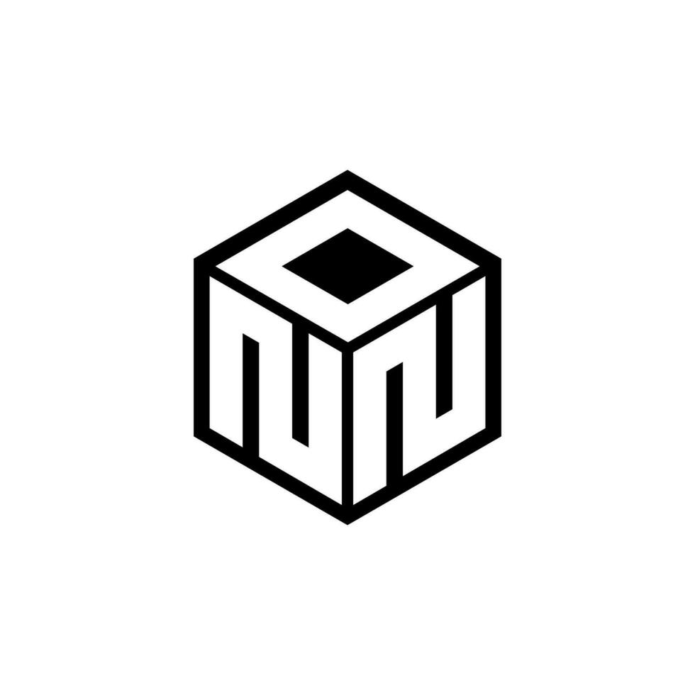 nn-buchstabe-logo-design in der illustration. Vektorlogo, Kalligrafie-Designs für Logo, Poster, Einladung usw. vektor