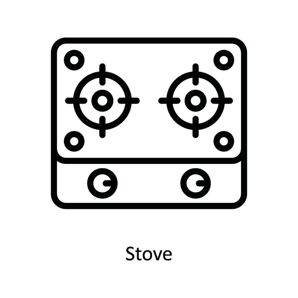 spis vektor översikt ikon design illustration. kök och Hem symbol på vit bakgrund eps 10 fil