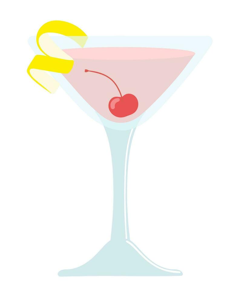 Sommer- Alkohol Cocktail vektor