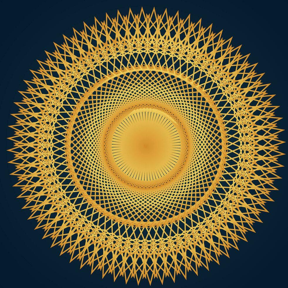 Mandala golden Farbe Vektor, Blumen, Vorlage, Indien, Silhouette, indisch, asiatisch, Grenze, Tätowierung, Muster, Umriss, Design, Hintergrund, abstrakt, Blume, Hochzeit, Kunst, Hand, Illustration, Yoga vektor