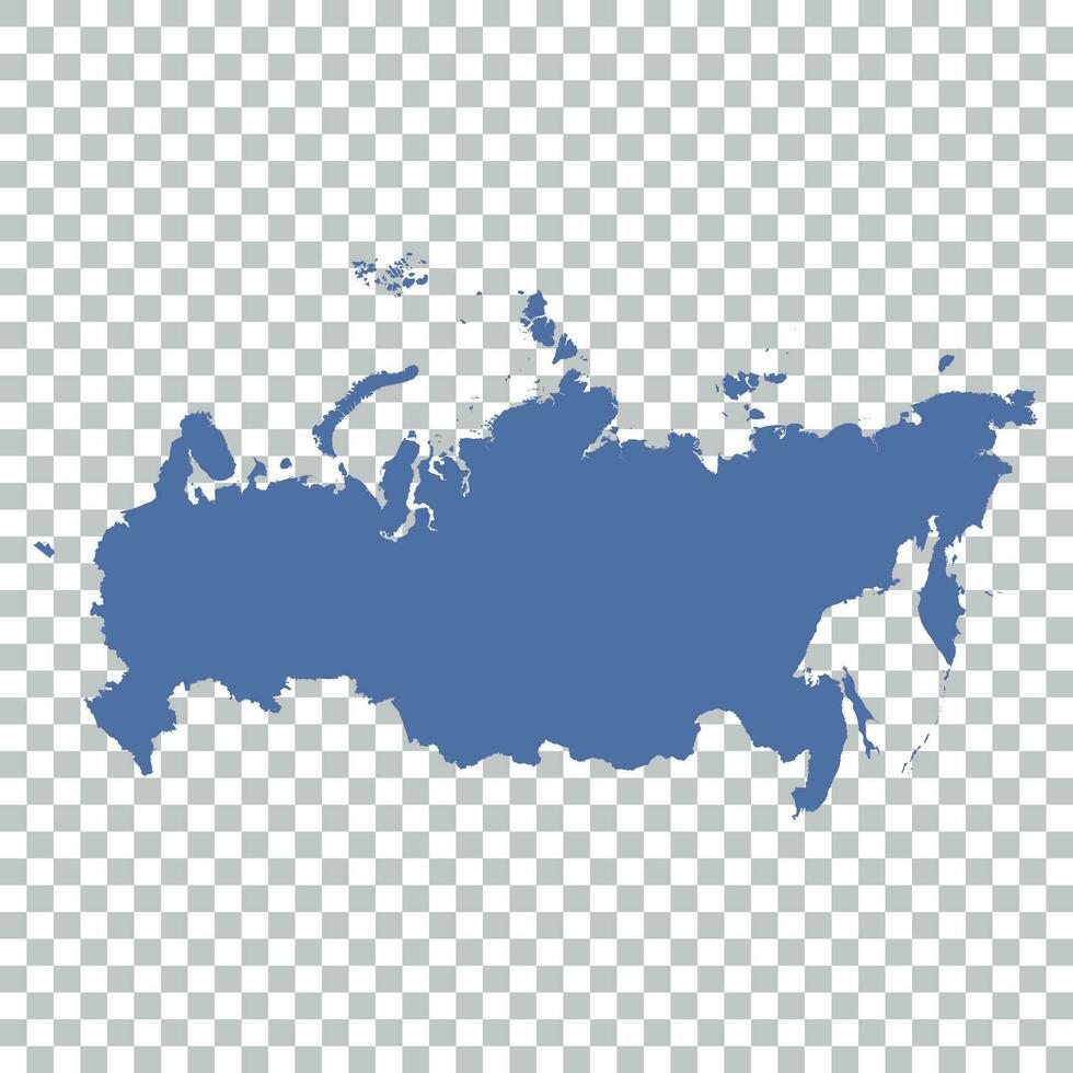 hög detaljerad vektor Karta - ryssland