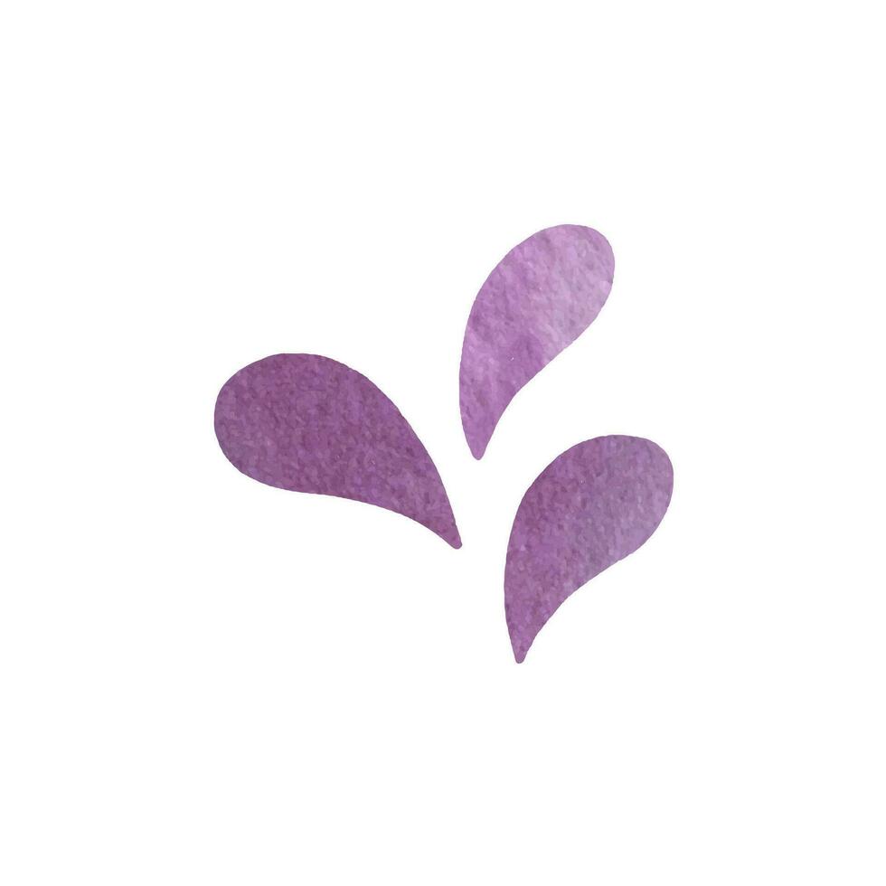 kosmetisk lavendel- droppar för advertizing design. hand dragen vattenfärg ClipArt vektor