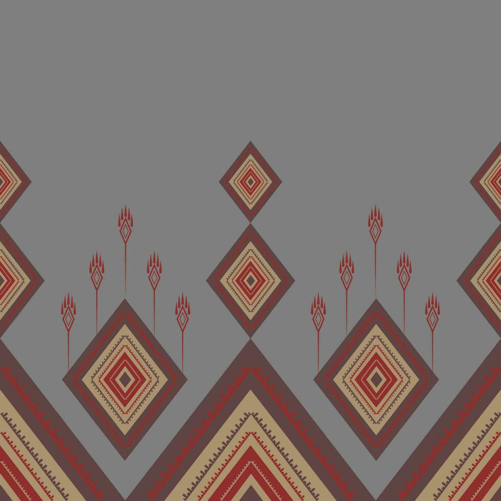 sömlös geometrisk mönster för bakgrund, matta, tapet, Kläder, slå in, batik, tyg, vektor illustration.