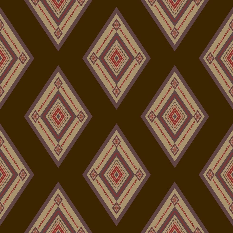 nahtlos geometrisch Muster zum Hintergrund, Teppich, Hintergrund, Kleidung, wickeln, Batik, Stoff, Vektor Illustration.