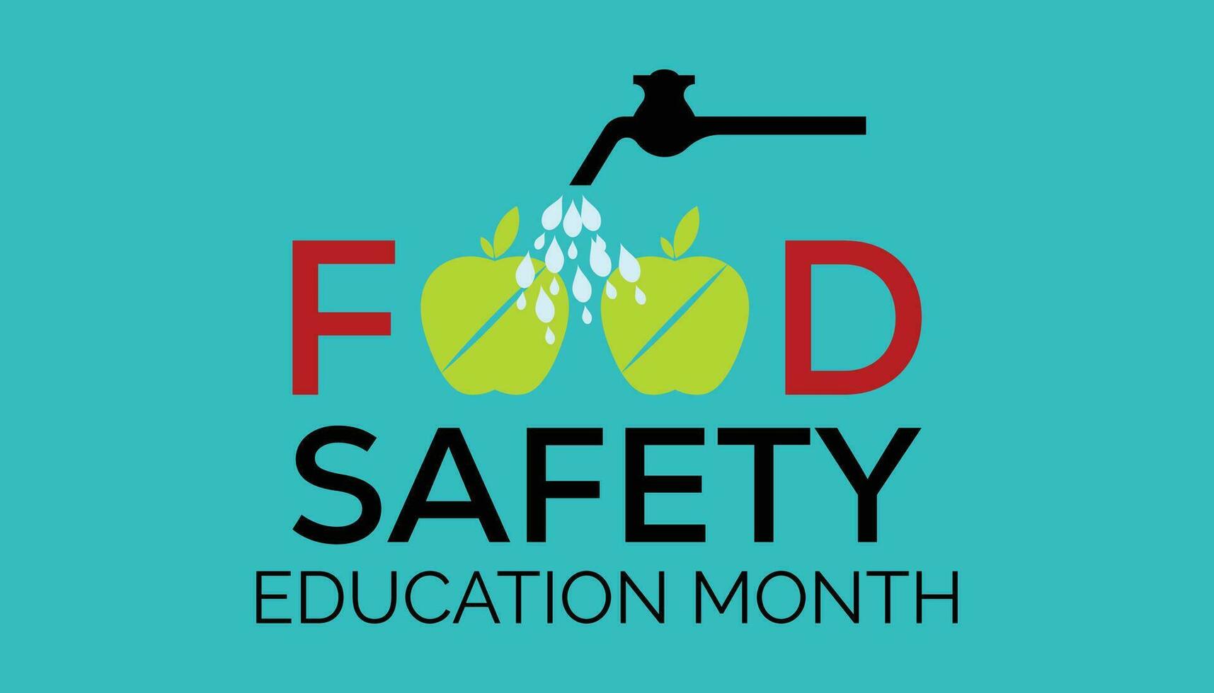 mat säkerhet utbildning månad observerats varje år under september . vektor illustration på de tema av .