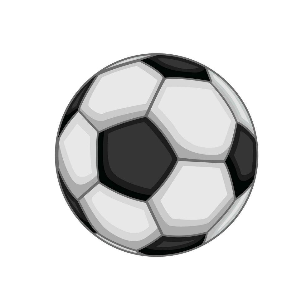 fotboll boll fotboll sport tecknad serie illustration vektor ClipArt klistermärke