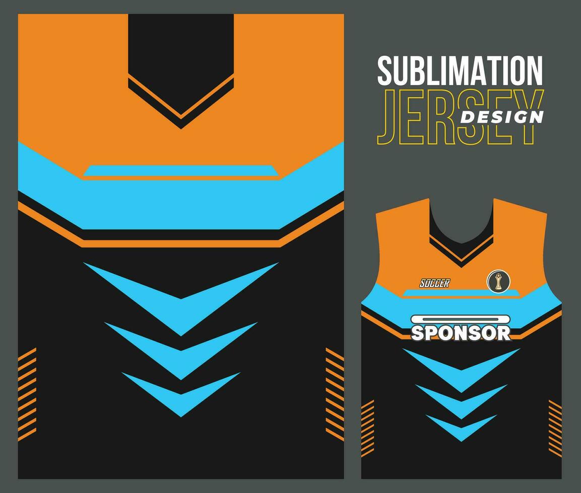 vektor jersey sporter design för tävlings cykling fotboll gaming cross