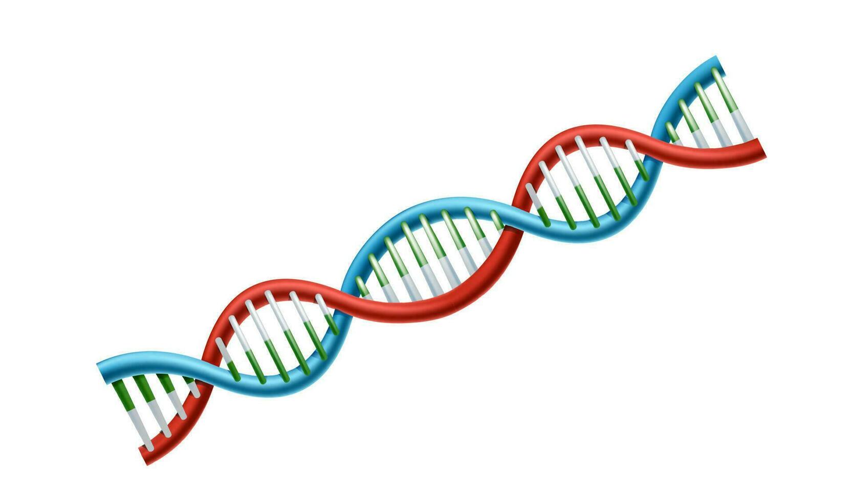 3d realistisk vektor ikon av dna. medial begrepp och element.