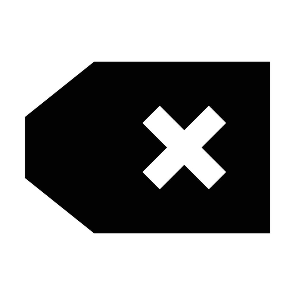 löschen Symbol. geeignet zum Webseite ui Design vektor
