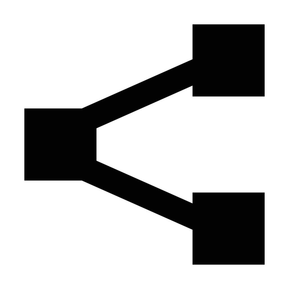 Teilen Symbol. geeignet zum Webseite ui Design vektor