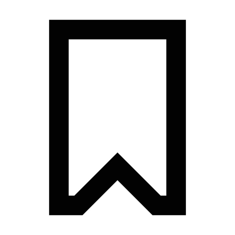 Lesezeichen Symbol. geeignet zum Webseite ui Design vektor