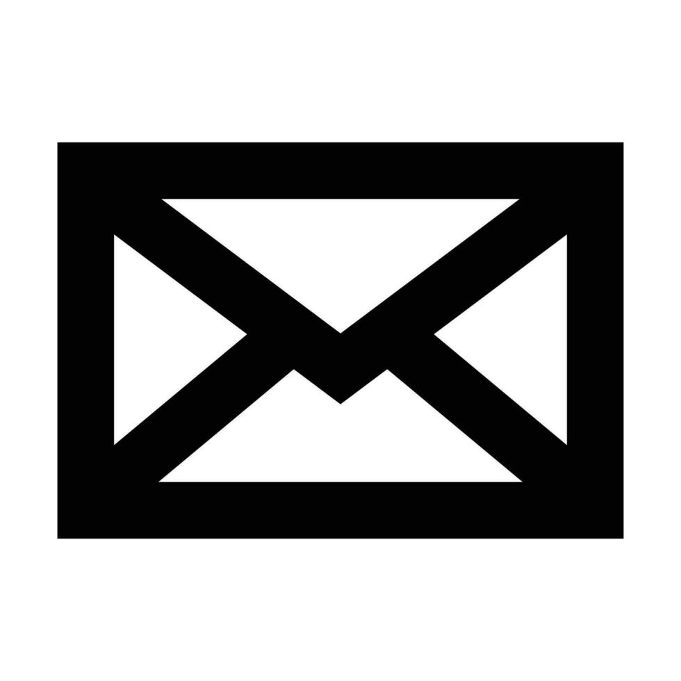 Email Symbol. geeignet zum Webseite ui Design vektor