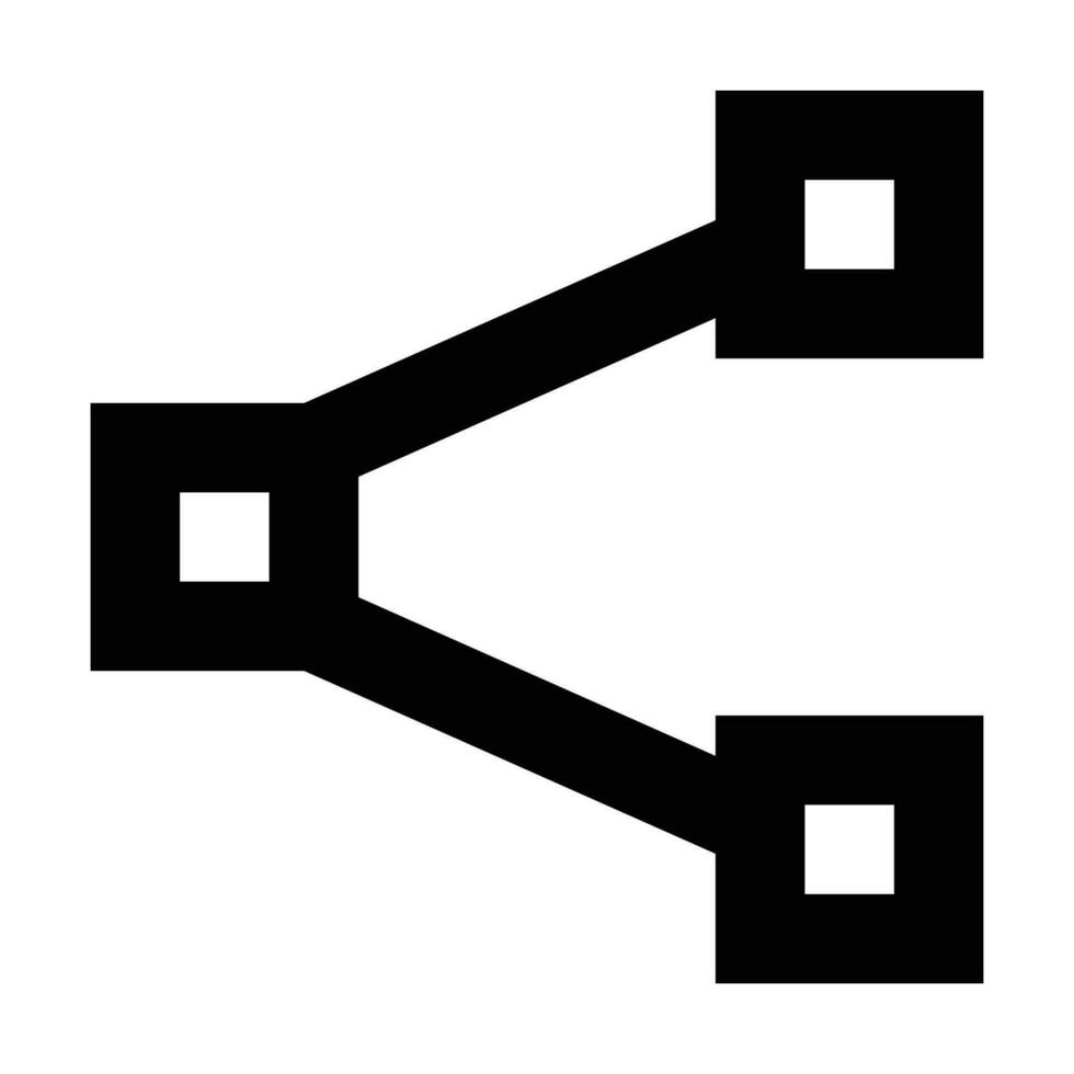 Teilen Symbol. geeignet zum Webseite ui Design vektor