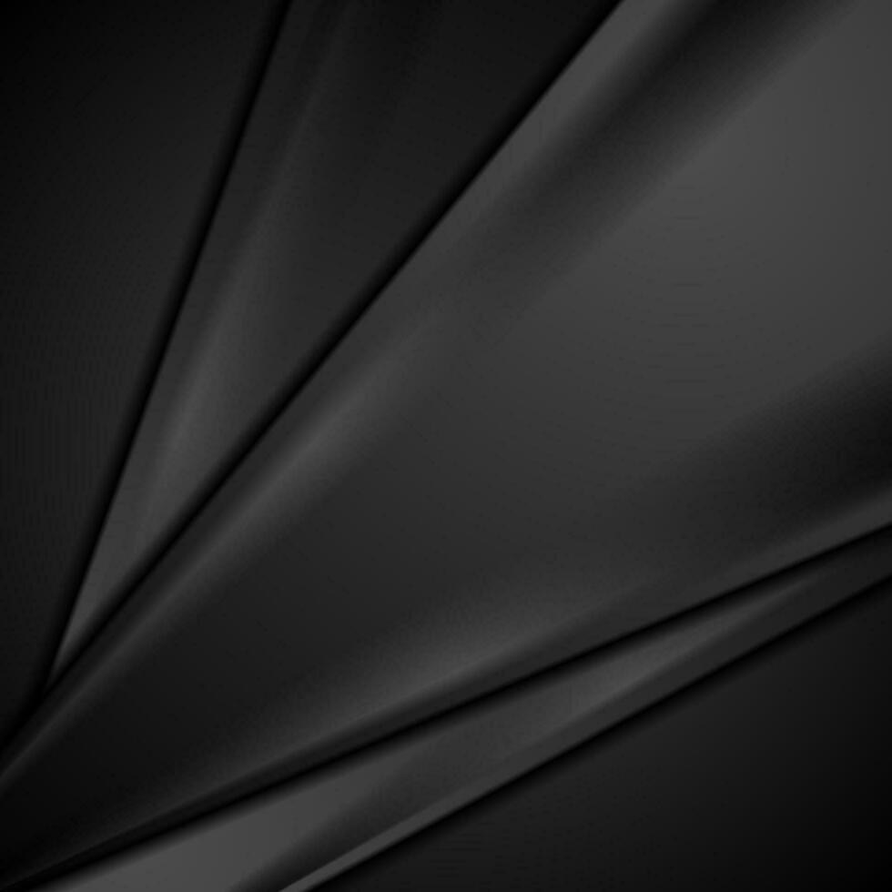 svart slät Ränder abstrakt företags- bakgrund vektor