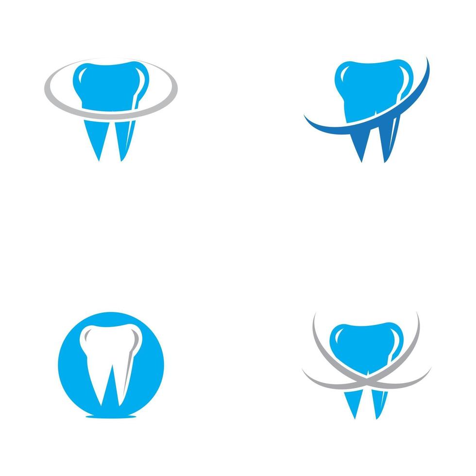 Zahnlogoschablonenvektorillustration vektor