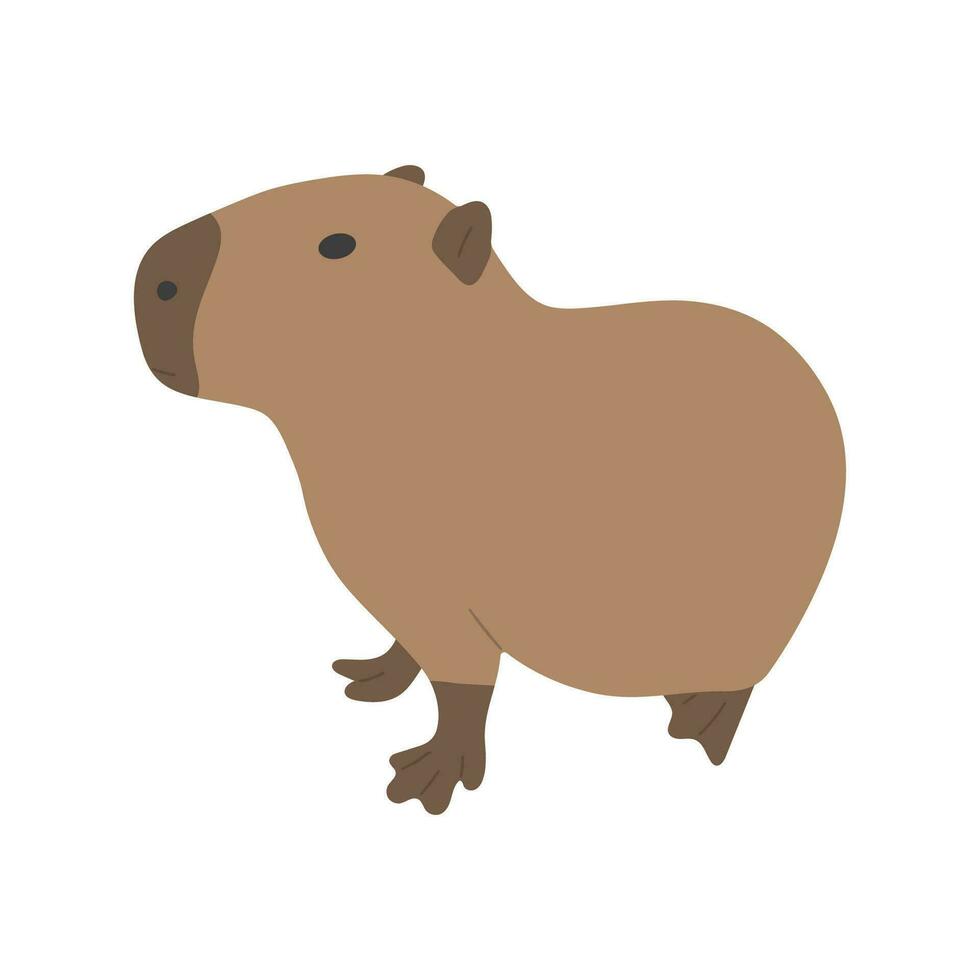 capybara enda söt vektor