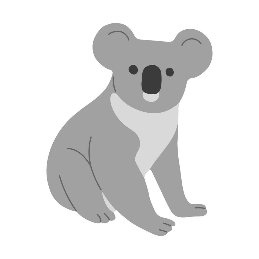 Koala Single süß vektor
