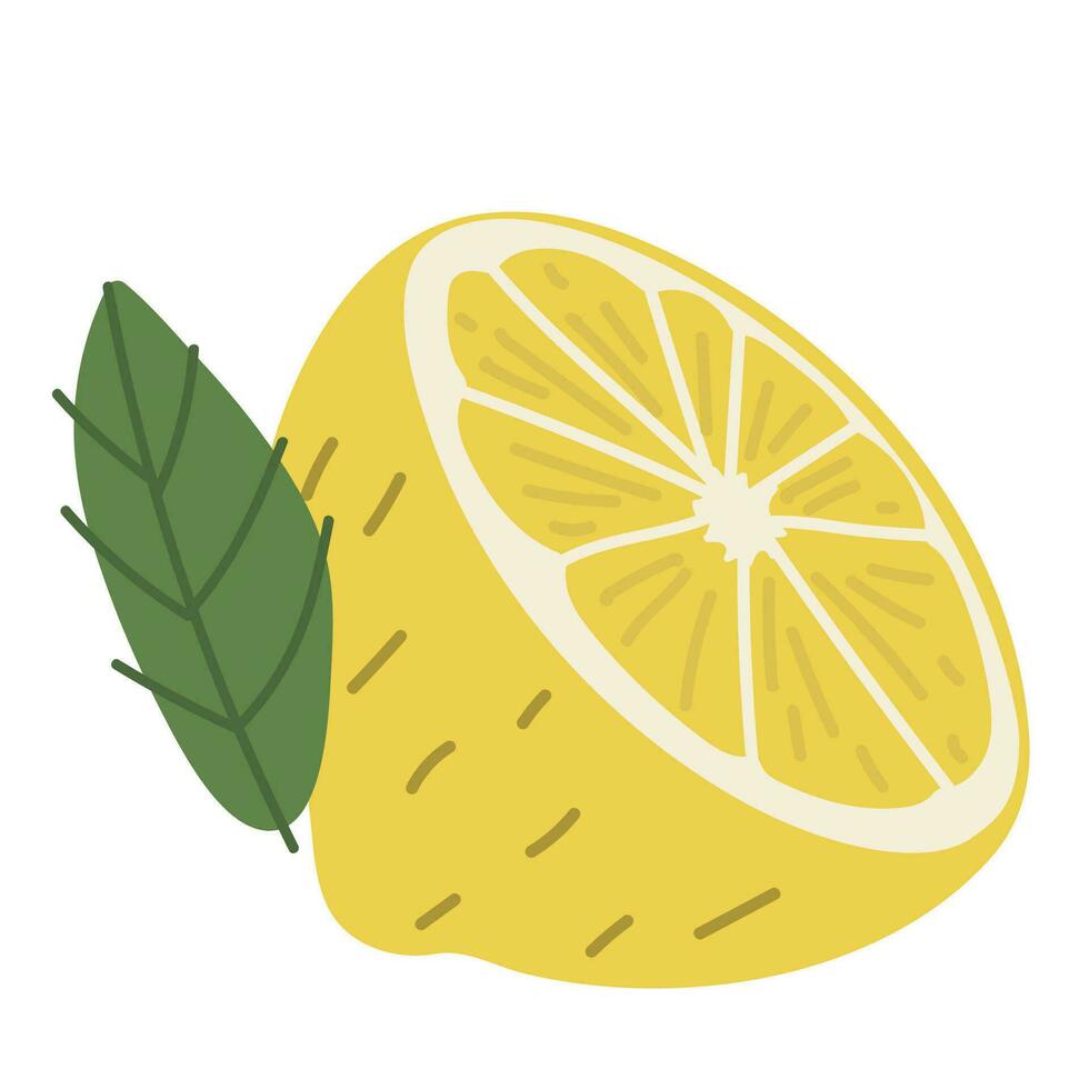 citron- enda vektor